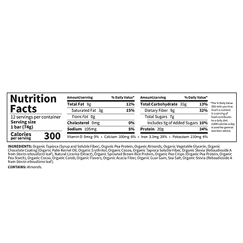 Garden of Life SPORT Organic Plant Based Performance Protein Bars