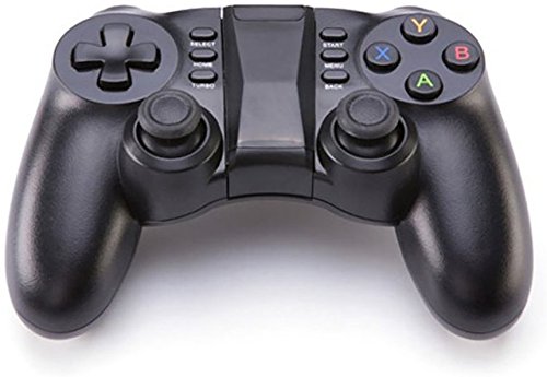 PowMax Bluetooth Game Controller, PC Gamepad Joystick With Vibration Feedback for Android Phone/IOS/PC/PlayStation 3(Black) - Thumbnail 4