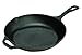 Lodge 10 Inch Cast Iron Chef Skillet. Pre-Seasoned Cast Iron Pan with Sloped Edges for Sautes and Stir Fry.
