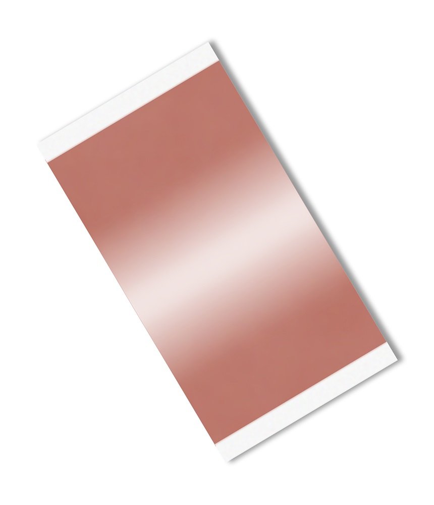 TapeCase 1182 2" x 5"-25 Copper/Acrylic Adhesive, Double-sided Foil Tape with Conductive Adhesive-Converted from 3M 1182, 2" x 5" Rectangles, Length: 5", Width: 2" (Pack of 25)