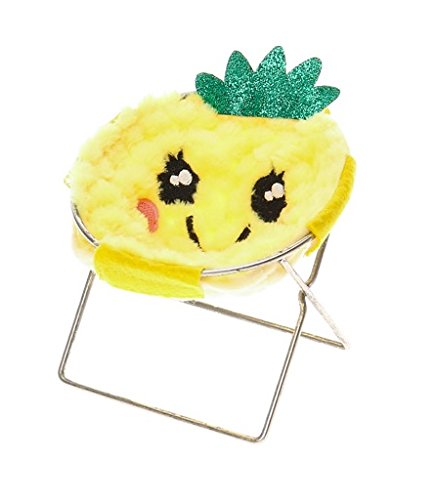 Claires furry pineapple phone holder chair