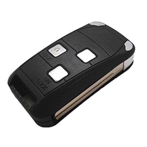 New Uncut Long Blade Remote Folding Key Flip Shell Replacement Keyless Entry FOB Case Housing 3 Buttons for Lexus ES RX LX GS IS GX LS