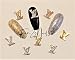 Luxury 4Pcs 3D Nail Art Alloy Jewelry Rhinestone Charm Lv Studs GG Logo Nails Stickers Decal DIY! (2Pcs Gold - 2Pcs Silver)