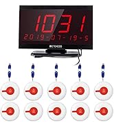 Retekess TH003 Wireless Call Button 4 System Alert Max 68