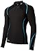 SKINS A200 Men's Thermal Long Sleeve Compression Top with Zip Mock Neck