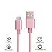 MCUK Type C Cable, 3 Pack 3ft 6ft 10ft Type C Cable Charging Cord Nylon Braided Data Sync Cable for New Macbook 12 inch, OnePlus 2, LG G5, Nexus 6P/5X, ChromeBook Pixel (3ft+6ft+10ft)Pink