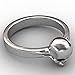 EVBEA Girls Skull Band Gothic Cool Pinky Dainty Rings for Women