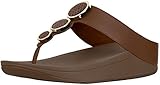 FitFlop Women's Halo Toe Thong Sandals Dark Tan 9 M US