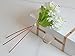 12 pcs Lovely Mini Hydrangea Artificial Fake Plastic Mini Fresh Silk Flower Arrangement Home Decorative Flowers(White)