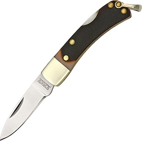 Schrade Old Timer 1ot Small Lockback Folding Pocket Knife Amazon Co Uk Sports Outdoors