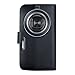 kwmobile Wallet Case for Samsung Galaxy K Zoom - Protective PU Leather Flip Cover with Magnetic Closure, Card Slots and Kickstand