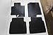 HYUNDAI Genuine Accessories 3QF14-AC200RY Black Front and Rear Carpet Floor Mat Sonata Sonata Hybrid