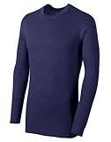 Duofold Men's Midweight Thermal Crew, Navy, Medium
