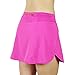 X31 Sports Running Skirt Tennis Skort with Shorts and Pockets (Pink, Medium)