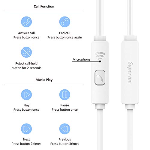 Superme S01, High Resolution in-Ear Earbuds Headphones Noise Attenuation Sleep Headset with Micropho - //coolthings.us