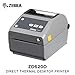 ZEBRA ZD620d Direct Thermal Desktop Printer 203 dpi Print Width 4 in Ethernet Serial USB ZD62042-D01F00EZ