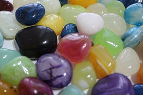 Multi Colored Rajasthani (India) Onyx Stones, 2 lbs in a Bag - Sized between 1 to 2 inches.