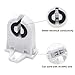 Screw Type T8 Lamp Holder JACKYLED 12-Pack UL Non-shunted Light Socket For LED Fluorescent Tube Replacements
