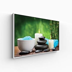 Canvas Wall Art for Living Room, Bedroom Spa Framed Canvas Prints for Home Decoration Ready to Hang - 16"x24" inches