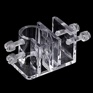 CUTICATE 2X Acquario Acquario 1,02 Pollici Diametro Tubo Tubo Flessibile Clip Gancio Gancio Acrilico