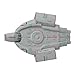 Eaglemoss Star Trek The Official Starships Collection #23: Lg USS Defiant NX-74205 Ship Replica, Multicolor APR182194
