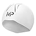 MP Michael Phelps x-O Swim Cap, x-O, Wht/Blk, LG, MP, 2018,WHITE/BLACK