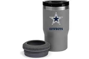 The Memory Company Officially Licensed NFL Stainless Steel Cooler Caddie - Insulated Beverage Holder Vacuum Insulated Cooler Caddie, Perfect for Tailgating, Game Day, and Outdoor Events