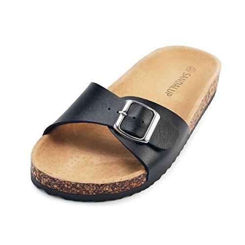 single buckle sandals