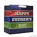 Hallmark Grand Father's Day Gift Bag (Metallic Stripes)