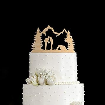 Love Cake Topper Wedding Anniversary Outdoor Cake Topper Adventure Awaits Cake Topper Custom Cake Topper Amazon De Spielzeug
