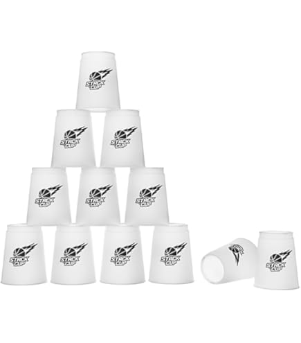 Speed Stacks Sport Empilable Compétiteur, Bleu - 12 Tasses avec Minuterie GX et Tapis / Approuvé par la WSA