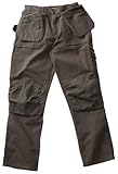 Blaklader Workwear Brawny Pant with Utility Pockets, 40-Inch Waist, 32-Inch Length, 12-Ounce Cotton - Moss