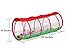 Kids Playhouse Tent with Tunnel Set,PortableFun Outdoor Indoor Bounce Playhouse Ball Tent Toys for Toddlers Child(Ball Pits Not Included)