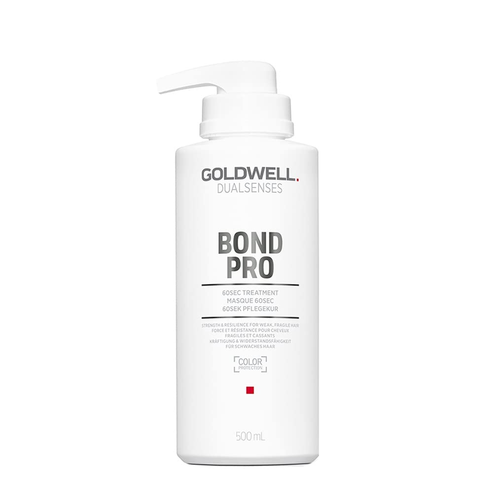 Goldwell Dualsenses Bond Pro 60 Sec Treatment Mask for Weak and Fragile Hair, Prevents Breakage & Instantly Strenghtens Hair Fibre, 500ml