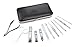Keiby Citom Professional Stainless Steel Nail Clipper Travel & Grooming Kit Nail Tools Manicure & Pedicure Set of 12pcs with Luxurious Case