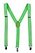 BODY STRENTH Polka Dot Suspenders for Men with Strong Clips Leather Braces