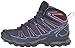 Salomon Women's X Ultra Mid 2 GTX W hiking Boot, Nightshade Grey/Deep Blue/Coral Punch, 7 B(M) US