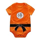 Dragon Ball Goku Baby Costume Newborn Infant Boy Clothes Romper Bodysuit Outfits