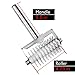 The Sausage Maker - High Steaks Roller Meat Tenderizer Tool (Manual) Razor Sharp Stainless-Steel Rollers for Optimal Tissue Penetration on Thick, Tender Red Cuts | No Hammer or Mallet Needed