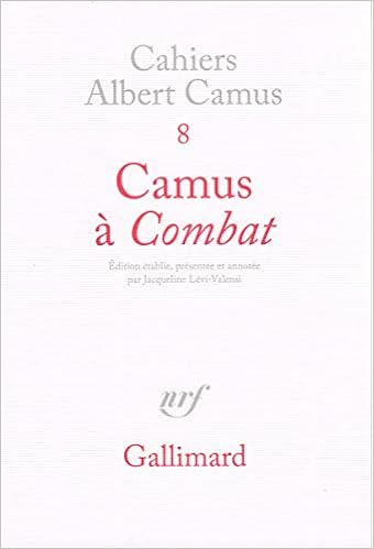 Amazon It Camus A Combat Editoriaux Et Articles D Albert Camus 1944 1947 Editoriaux Et Articles 1944 1947 Camus Albert Libri In Altre Lingue