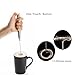 Naiver Handheld Electric Stainless Steel Milk Frother with the Free Bonus Mounting Bracket