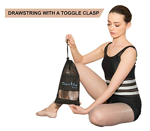Zenmarkt DanceJoy Pointe Shoe Bag - for Pointe, Ballet, Dance or Small Accessories (Black) - Thumbnail 4