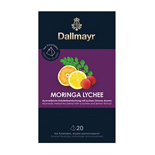 Dallmayr Teepyramide Moringa Lychee, 0.101 g 3er Pack – Bild 3