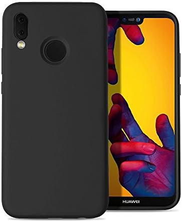 PRODELI Huawei P20 Lite Waterproof Case, Soft Flexible TPU Gel Phone Cover Case Shockproof Anti-Scratch Back Bumper Protector Slim Fit Design (Black)