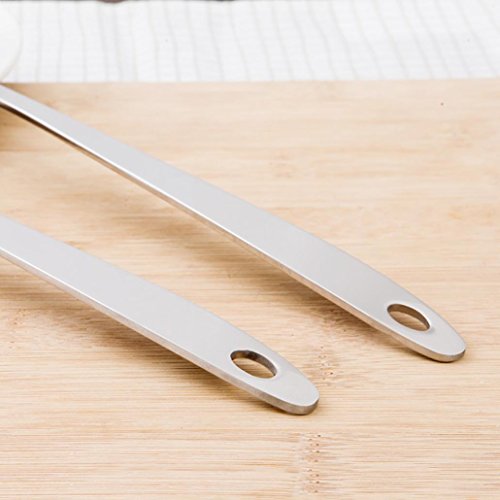 Soup Ladle, Jiayit Stainless Steel Sauce Ladle Handled Spoon Tableware Dinnerware for Home Kitchen or Restaurant (Silver: Ladle) - Thumbnail 2