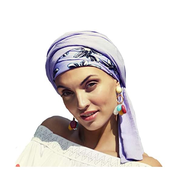 Boho Spirit Headwear Espectacular Turbante Sapphire con su Banda Amovible y Ajustable - Disponible en 3 tonalidades | DeHippies.com