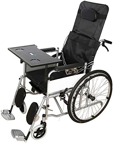 DWhui Wheelchair folding backrest for elderly portable with wheelchair folding wheelchairs Recliner Suitable for people with reduced mobility