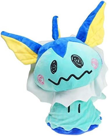 Espeon & Umbreon Plush Figure Toy 7-8" Game Collectible Stuffed (Mimikyu Vaporeon)