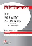 Mementos lmd droit des regimes matrimoniaux, 5eme edition by