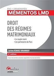 Droit des régimes matrimoniaux